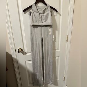 Frankie’s bikinis zippy elastane flare legging